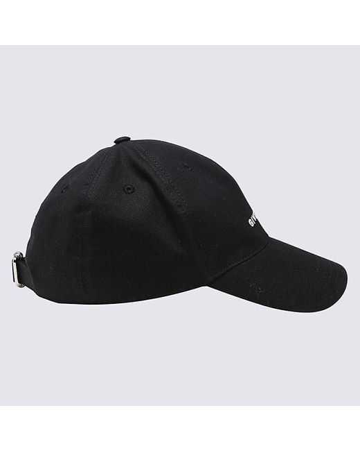 Givenchy Black Cotton Blend Baseball Cap for men