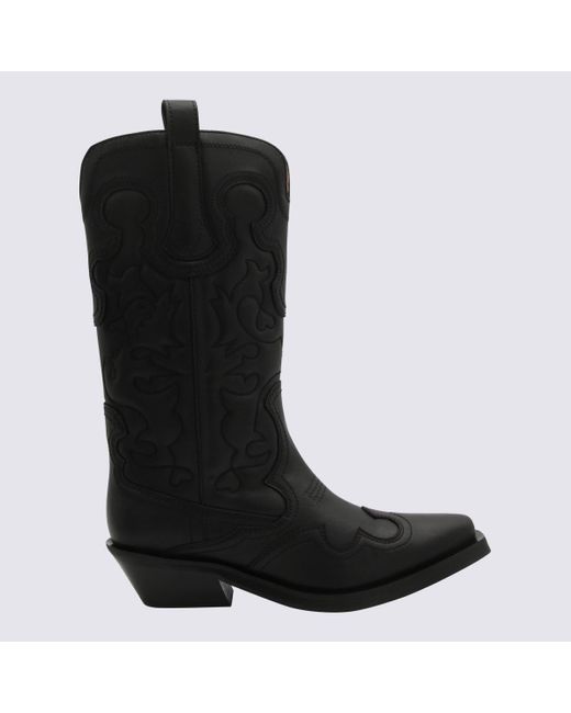 Ganni Black Boots