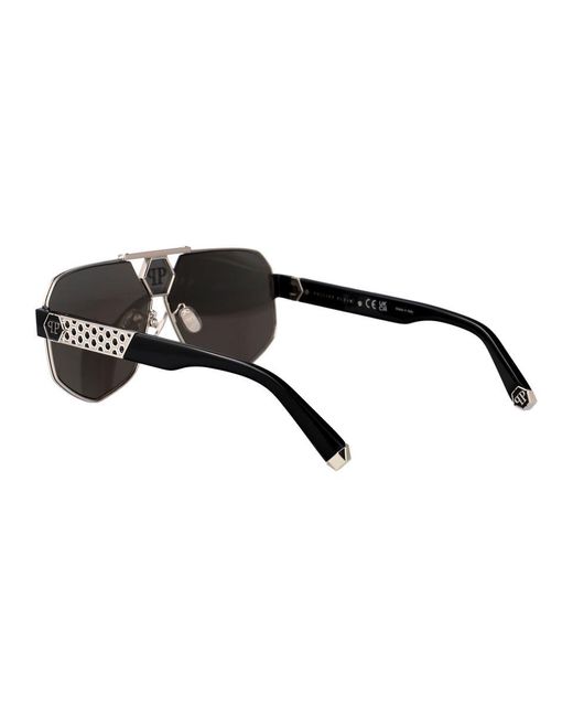 Philipp Plein Gray Sunglasses for men