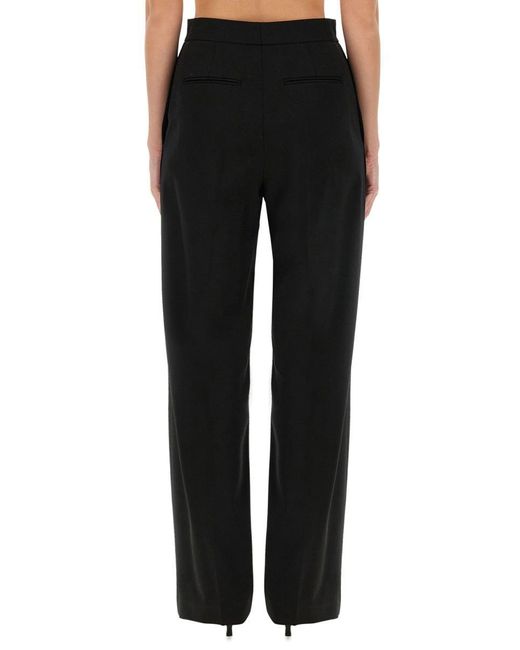MSGM Black Zippered Pants