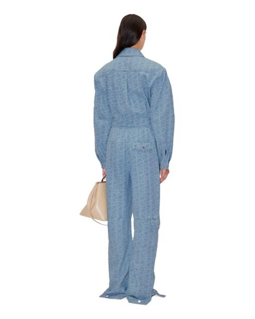 Stine Goya Blue Louisiana Denim Jumpsuit