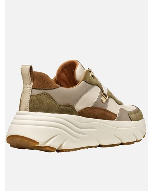Geox Natural Diamanta Platform Sneakers
