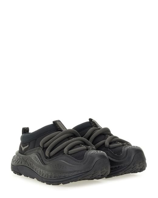 Hoka One One Black "Now First" Sneaker