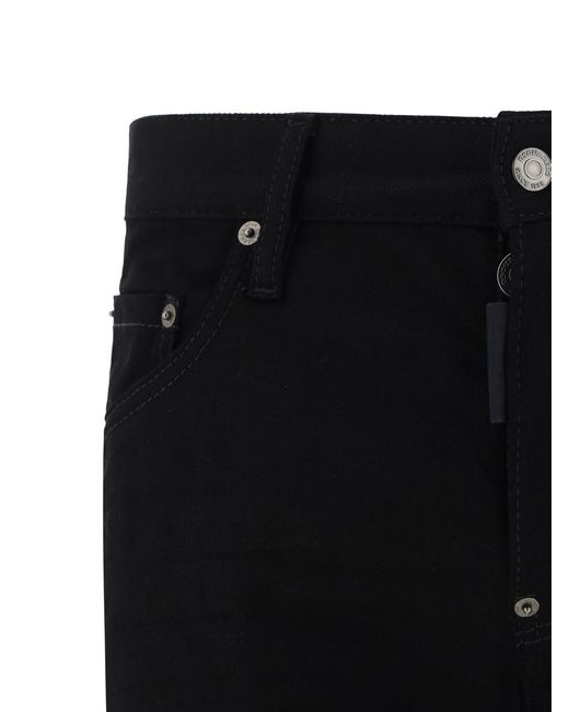 DSquared² Black Bull Jeans for men