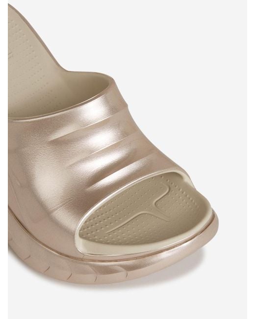 Givenchy Natural Laminated Marshmallow Sandals