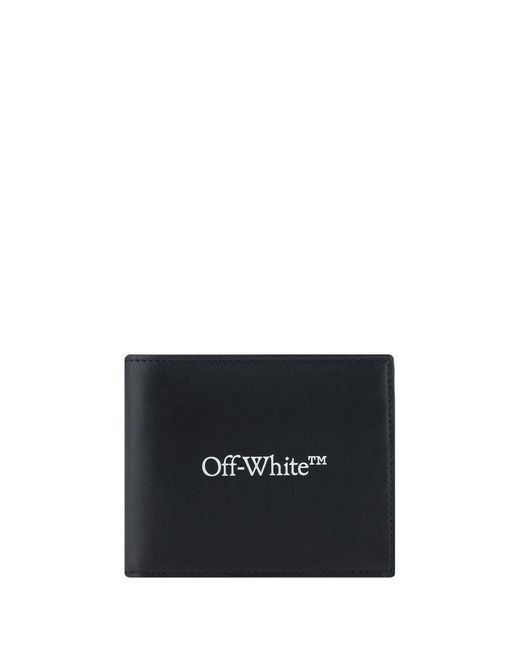 Off-White c/o Virgil Abloh Black Off- For Money Bi-Fold Wallet for men