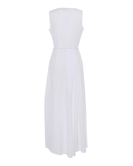 Lorena Antoniazzi White Midi Dress