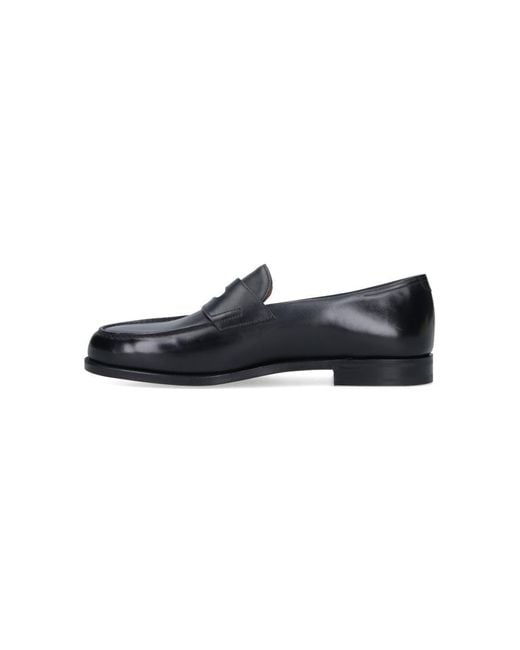 John Lobb Black Lopez" Loafers for men