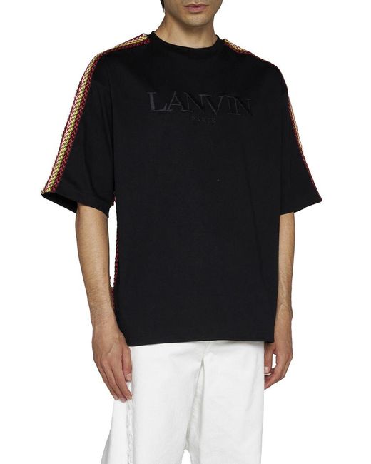 Lanvin Black T-shirts And Polos for men