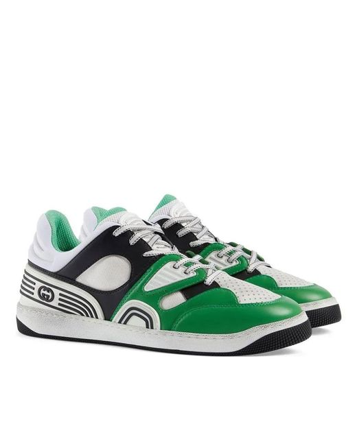 Gucci Green Sneaker Shoes for men