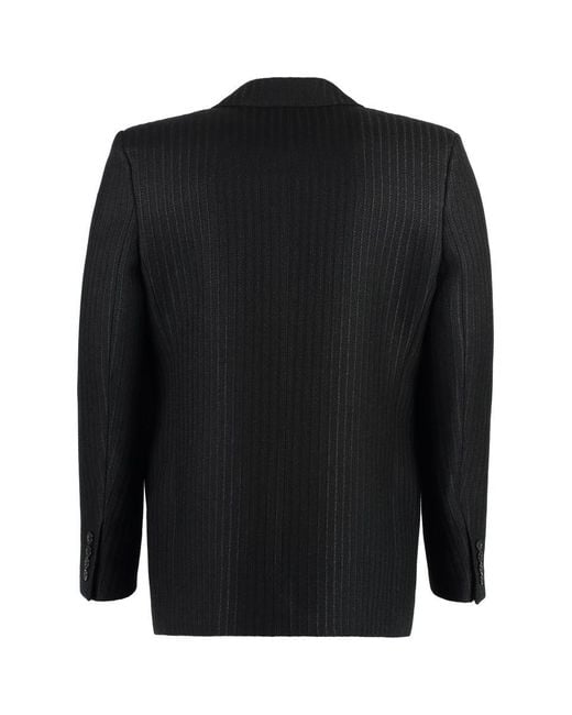 Saint Laurent Black Single-breasted One Button Jacket for men