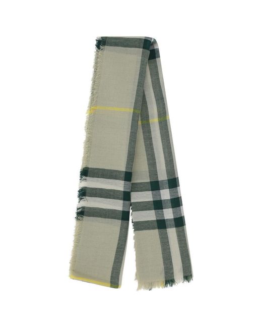 Burberry Green Scarves