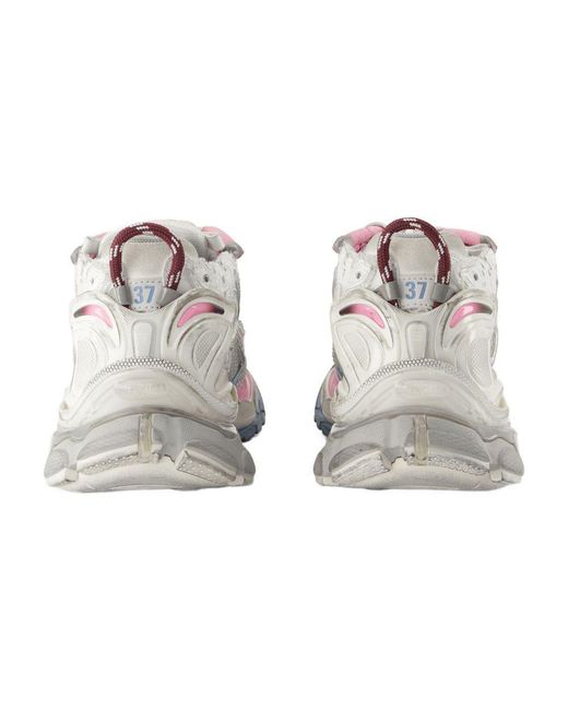 Balenciaga White Runner Gradient Sneakers