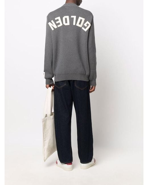 Golden Goose Deluxe Brand Gray Sweaters for men
