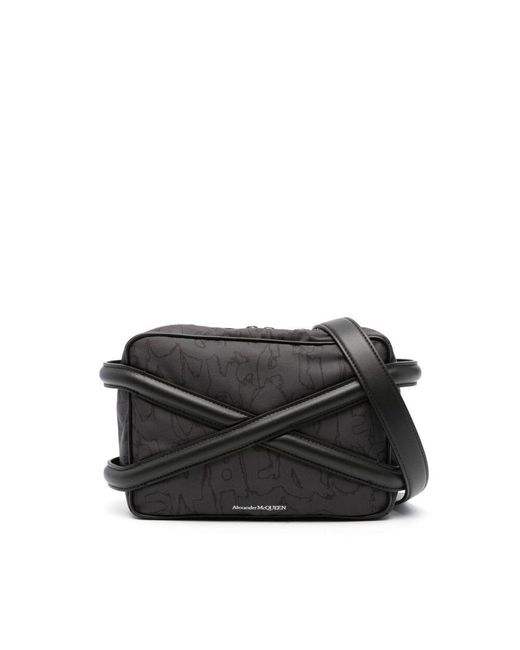 Alexander McQueen Black Bum Bags for men