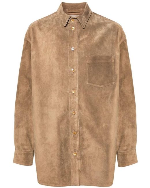 Marni Natural Leather Shirt for men