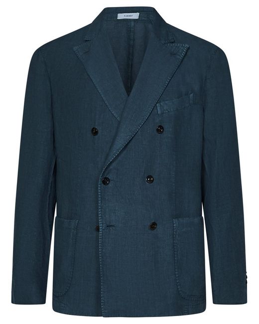 Boglioli Blue K-Jacket Blazer for men