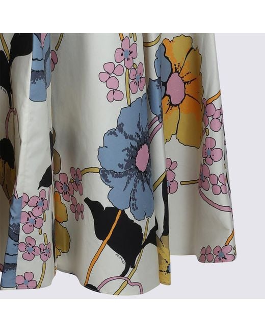 Marni Metallic Colorful Cotton Dress