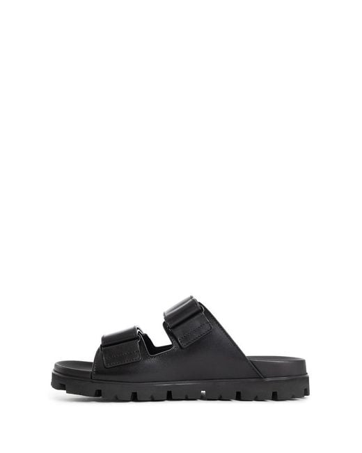 Prada Black Sandals & Slides for men