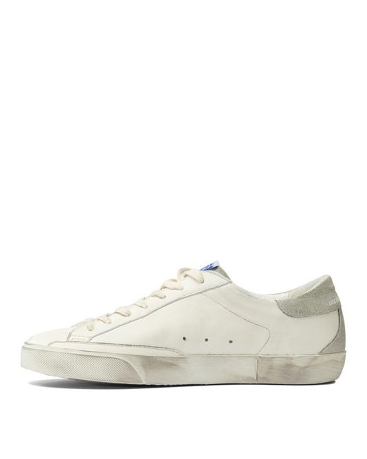Golden Goose Deluxe Brand White "Super-Star" Sneakers for men