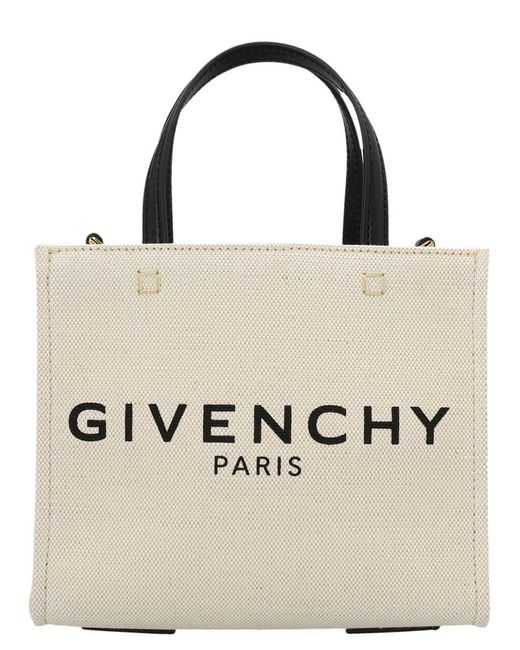 Givenchy Natural Mini G-Tote Shopping Bag