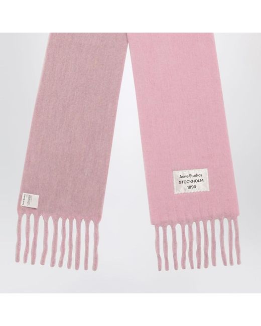 Acne Pink/lilac Scarf In And Blend
