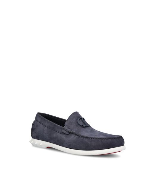 Christian Louboutin Blue Low Shoes for men