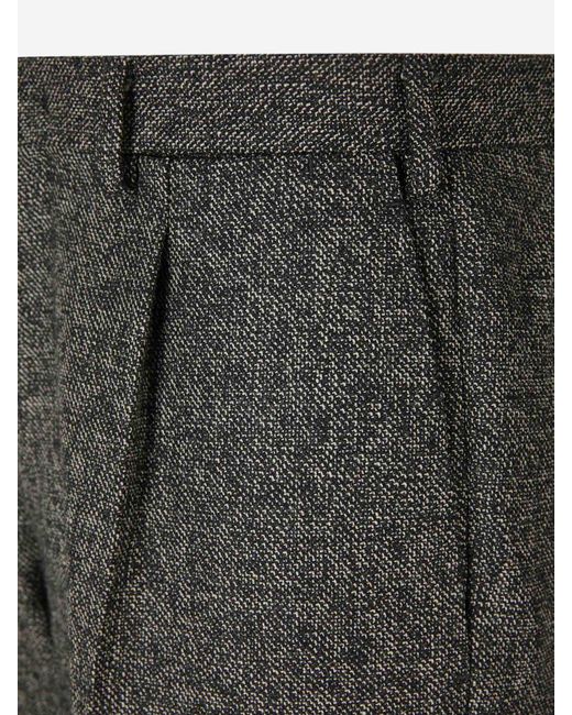 Valentino Gray Wool Suit for men