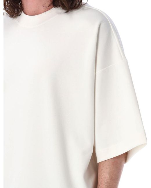 Nike White Tee Tech Fleece Reimagined for men