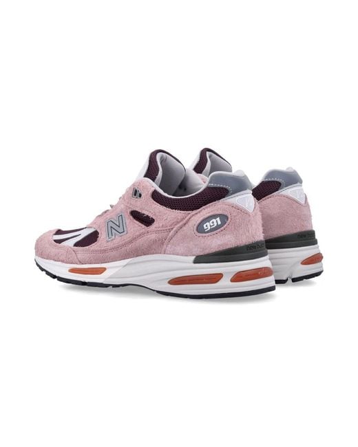 New Balance Pink Uk 991V2