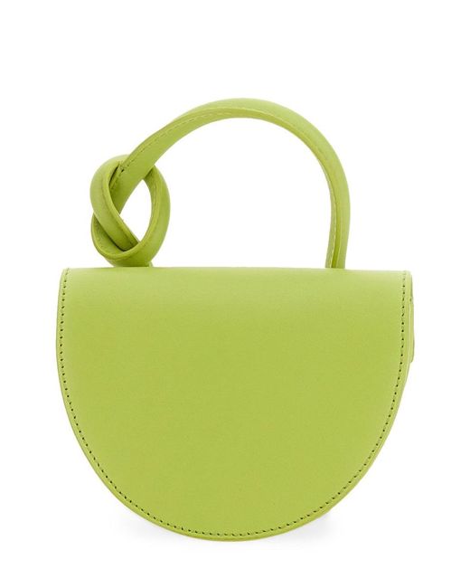 Yuzefi Mini "pretzel" Bag in Green Lyst