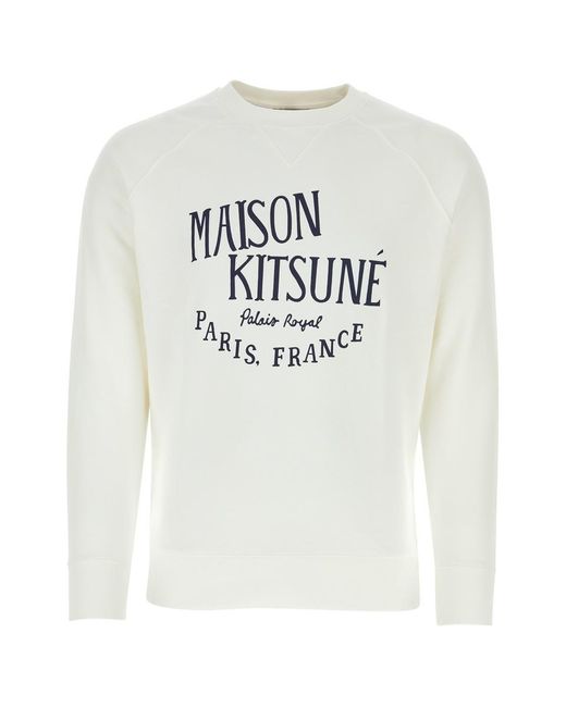 Maison Kitsuné White Felpa-s for men