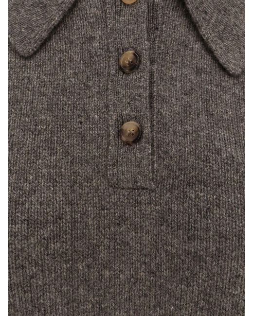 Khaite Gray Sweater