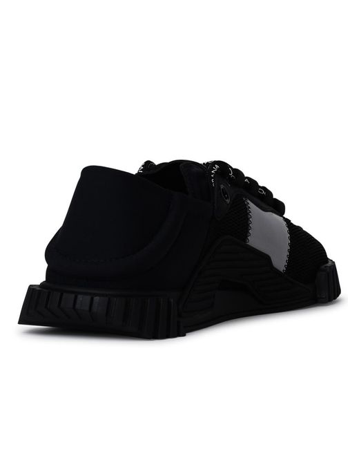 Dolce & Gabbana Black Nylon Blend Ns1 Sneakers for men