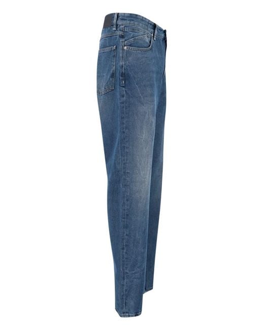 Closed Blue Straight Jeans for men