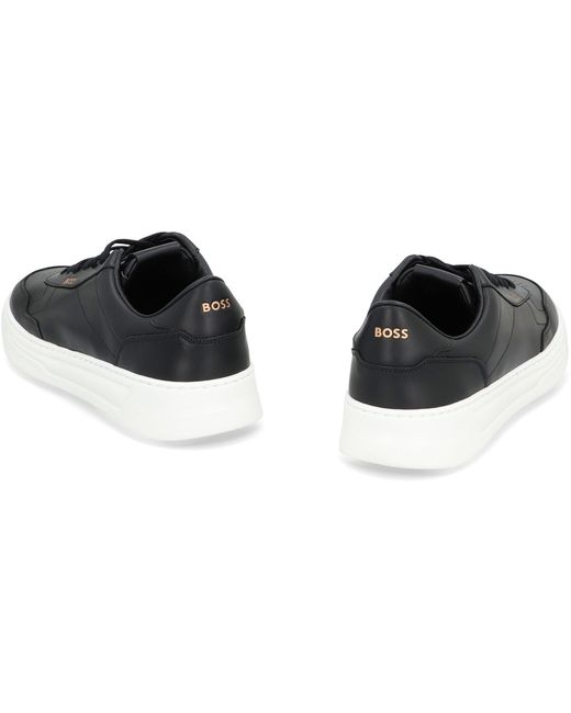 Boss Black Baltimore Leather Low-top Sneakers for men