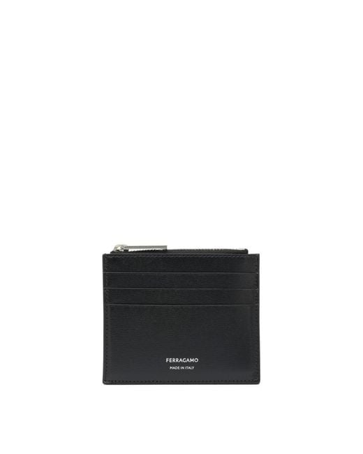 Ferragamo Black Wallets & Card Holders for men