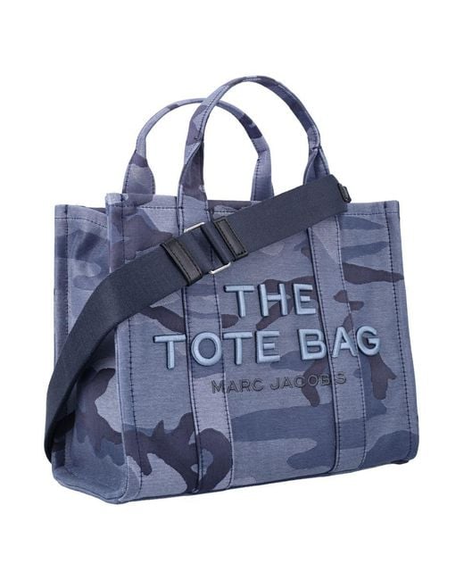 Marc Jacobs Blue The Medium Camo Tote