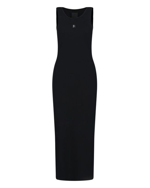 Givenchy Black Knitted Maxi Dress