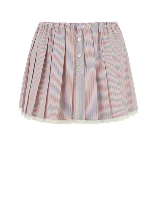 Miu Miu Pink Skirts