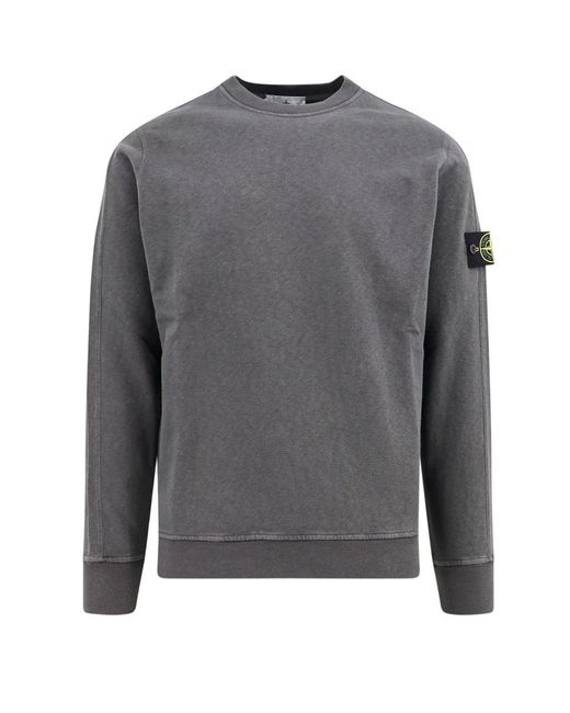 Stone Island Gray Sweatshirt for men