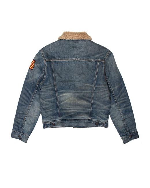 Polo Ralph Lauren Blue Trucker Jacket for men