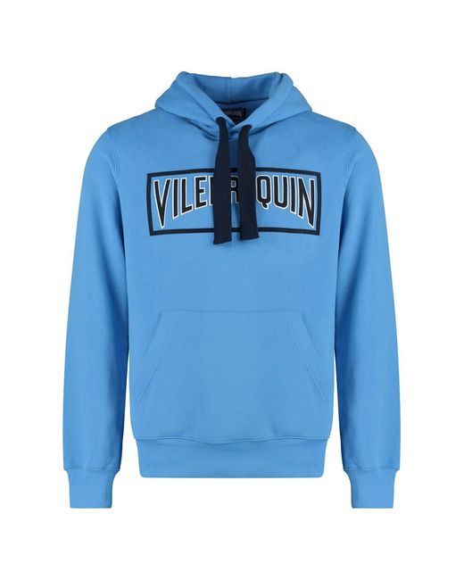 Vilebrequin Blue Cotton Hoodie for men