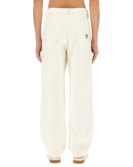 Stussy Natural Cotton Pants for men