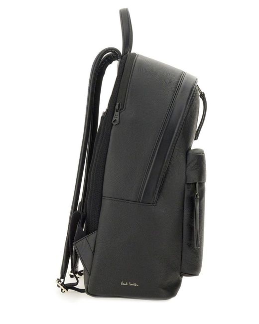 Paul Smith Black Signature Stripe Mini Backpack for men