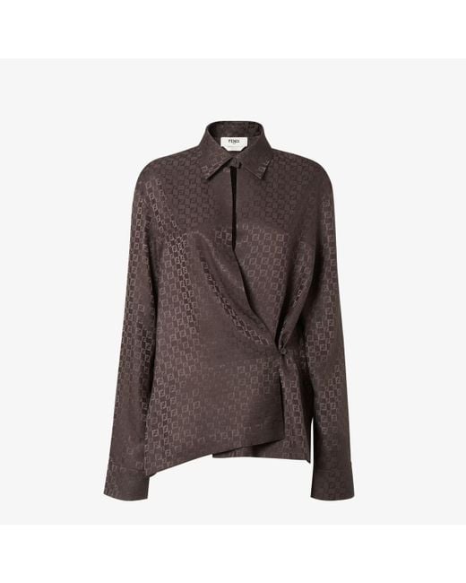 Fendi Brown Shirt
