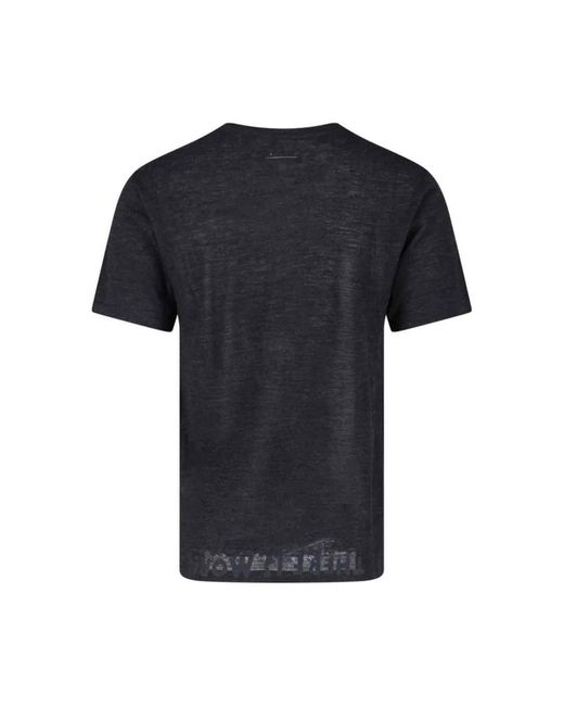 MM6 by Maison Martin Margiela Black Logo T-Shirt for men