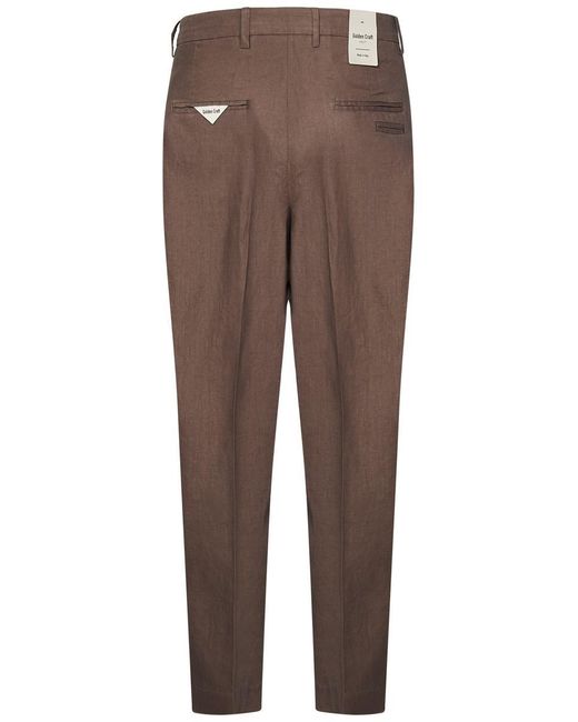 GOLDEN CRAFT Brown Trousers for men