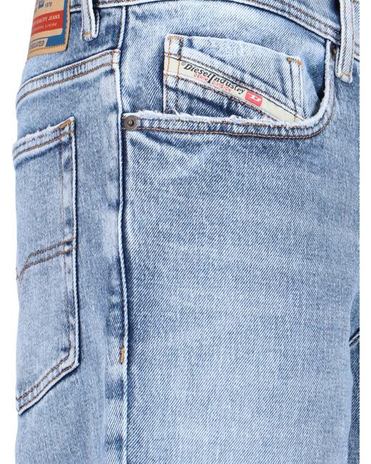 DIESEL Blue 2023 D-Finitive 09J54 Straight Jeans for men