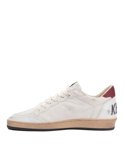 Golden Goose Deluxe Brand White "Ball Star" Sneakers for men